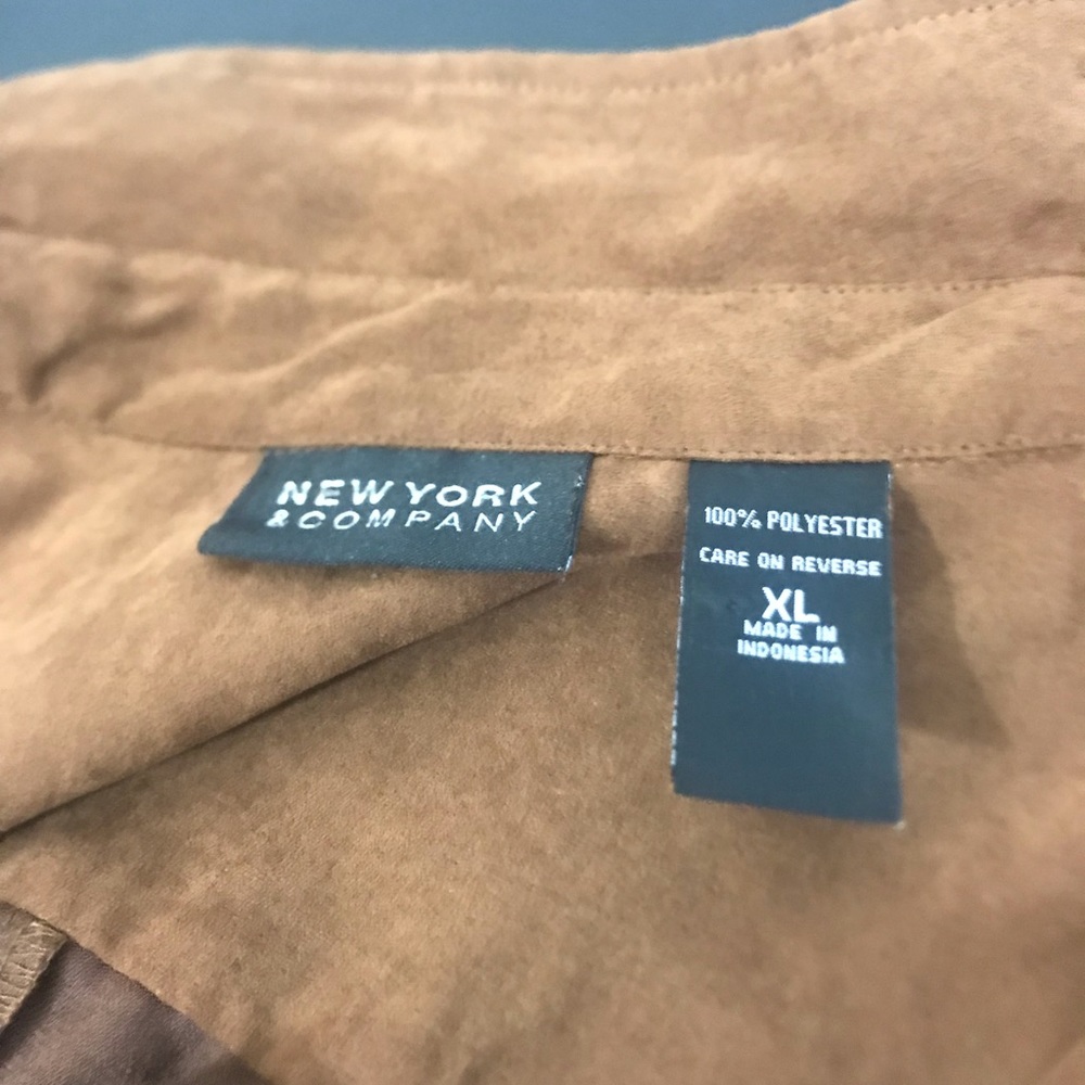 New York Company Brown button up